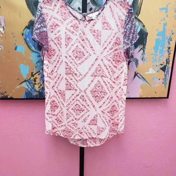 CAbi #732 Coquette Blouse - Picture 1 of 4